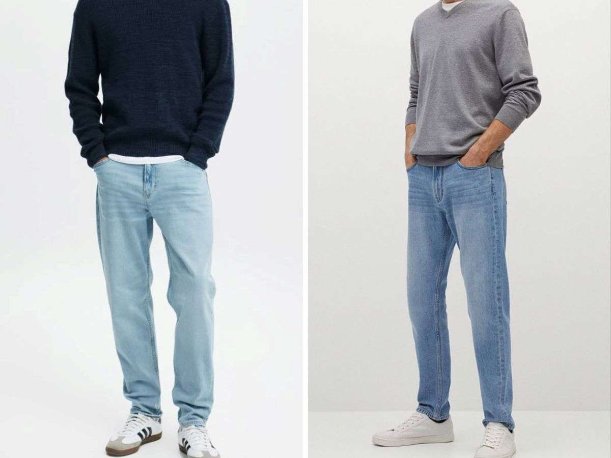 Set đồ nhẹ nhàng cùng quần jean nam slim-fit phù hợp diện đi bất cứ đâu