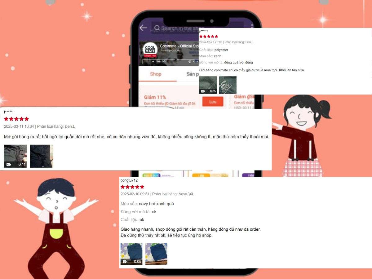 Đọc review kỹ lưỡng sẽ giúp bạn tự tin hơn và hạn chế tối đa rủi ro khi mua sắm trực tuyến