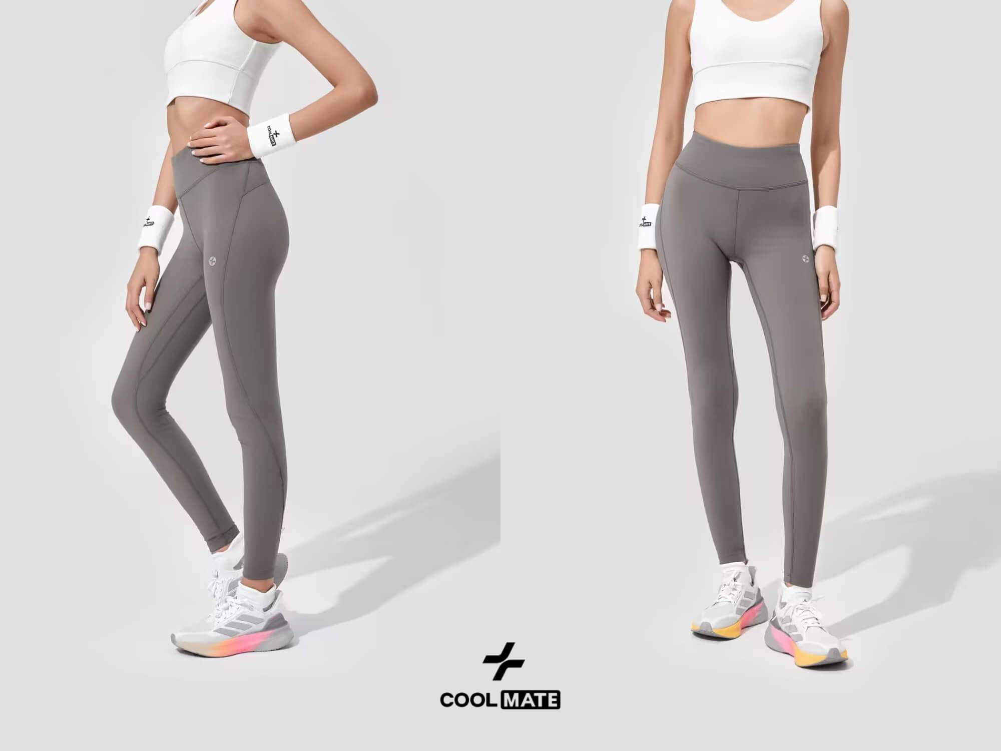 Quần Legging chạy bộ nữ cạp cao, tôn dáng thon gọn