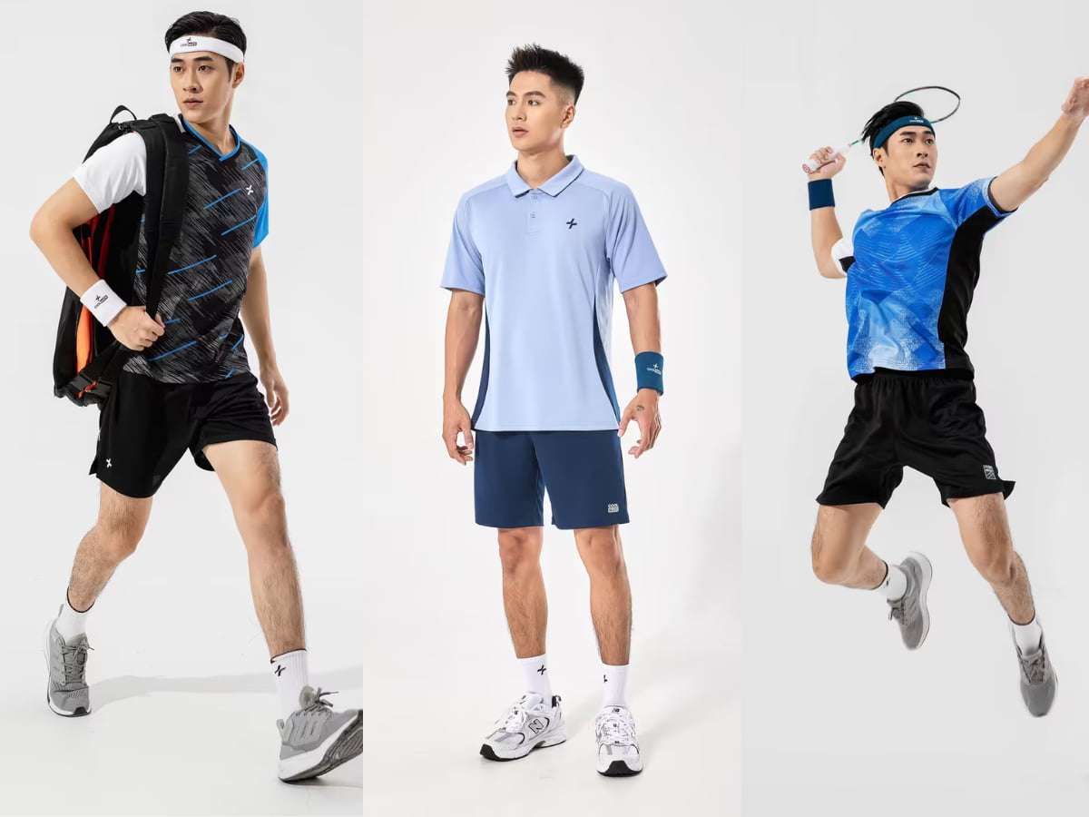 Phối đồ năng động và hài hòa với quần short cầu lông nam Coolmate