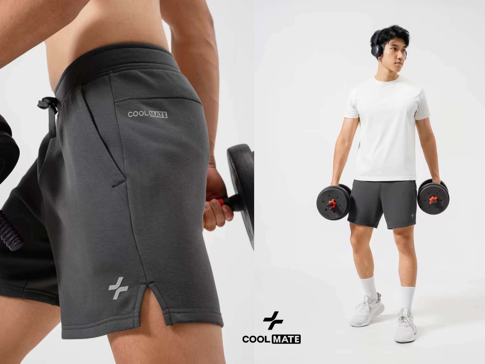 Chất liệu co giãn mang lại sự tự tin và thoải mái trong những bài tập tạ nặng