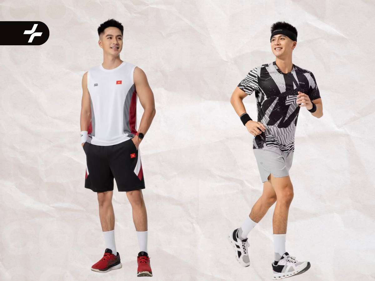 Quần short tennis nam linh hoạt, thấm hút mồ hôi