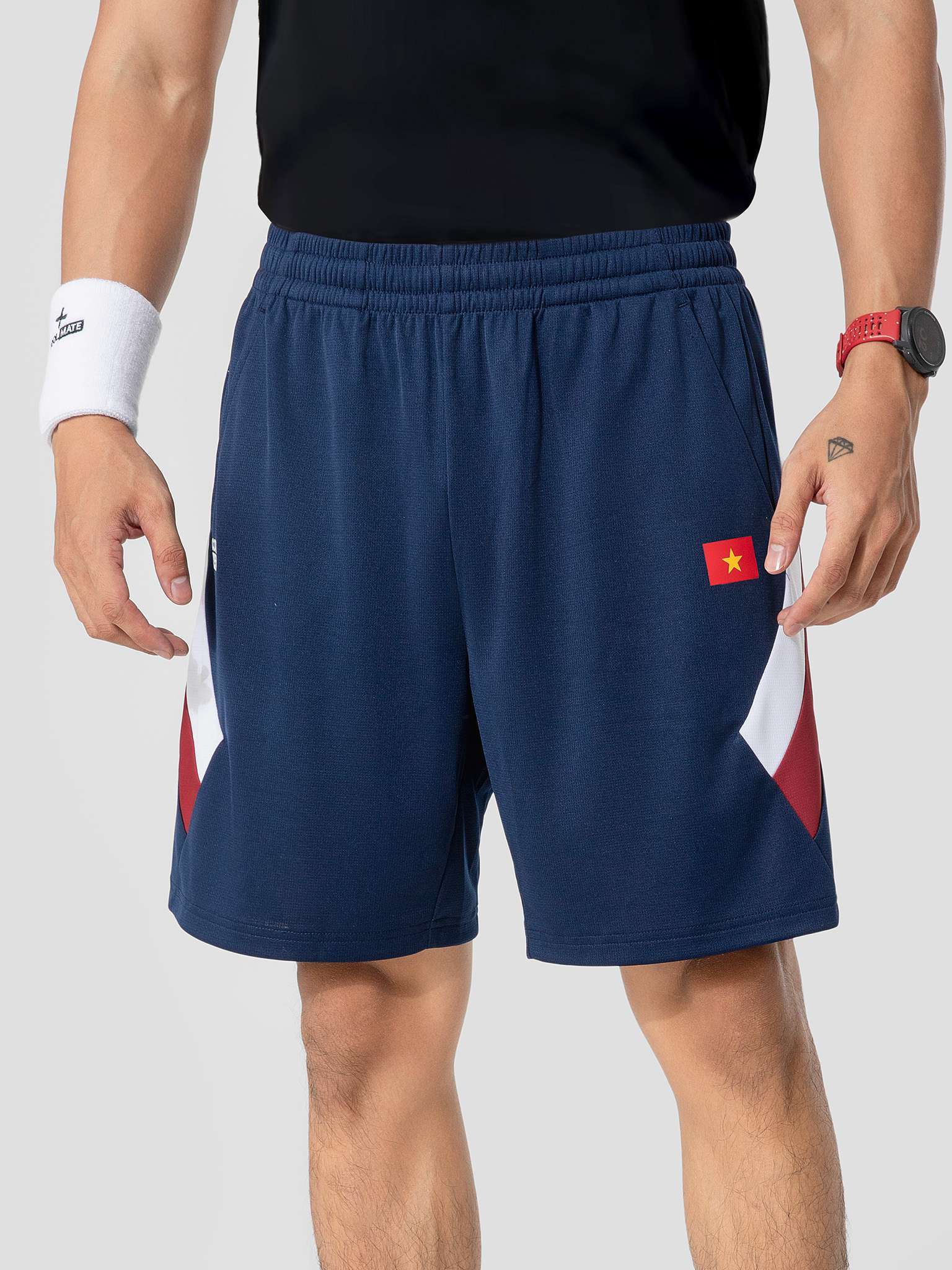 Quần shorts phối màu thể thao "Tự hào Việt Nam"
