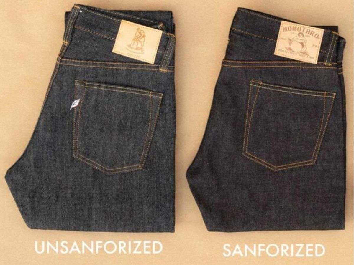 Raw Denim được chia thành 2 loại là Sanforized Denim và Unsanforized Denim