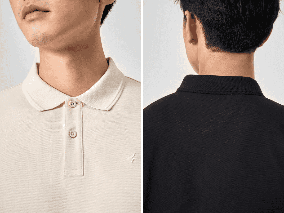 Sau khi giặt và phơi khô phom dáng vẫn giữ nguyên