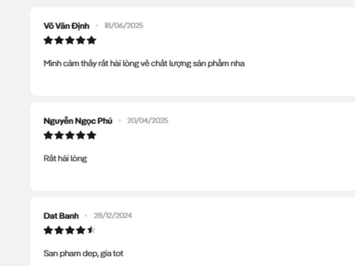 Chia sẻ của khách hàng khi dùng áo trên website
