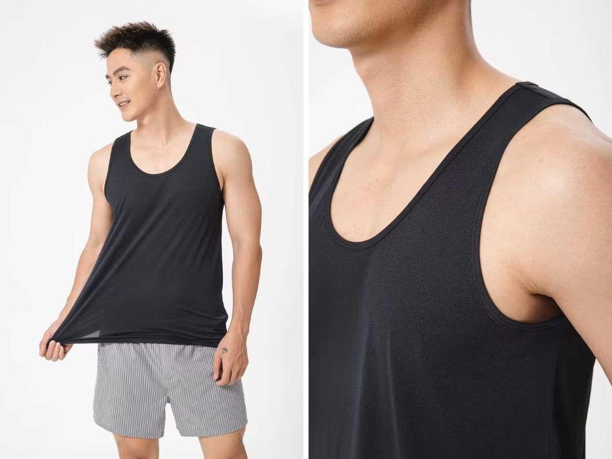 Chất liệu mỏng nhẹ và co giãn 4 chiều