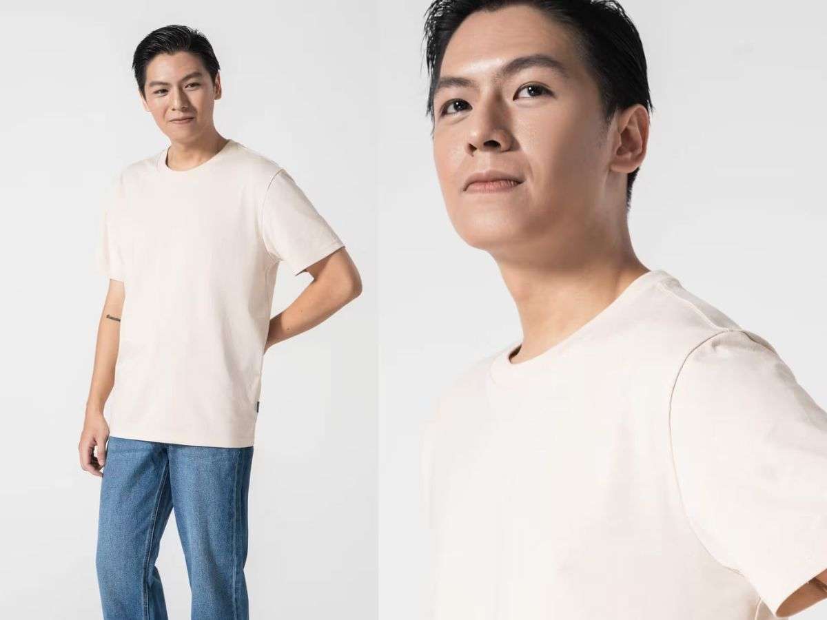 Form dáng Áo thun nam Cotton 220GSM