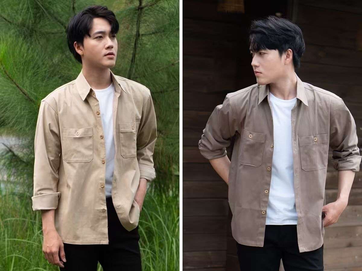 Tăng chiều sâu với Layer khoác thêm 1 chiếc sơ mi bên ngoài áo