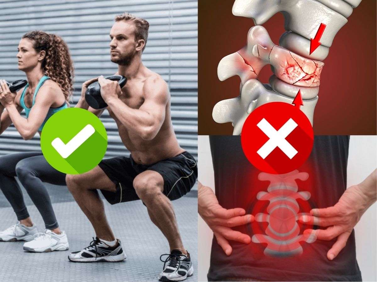 Đối tượng nên và không squat