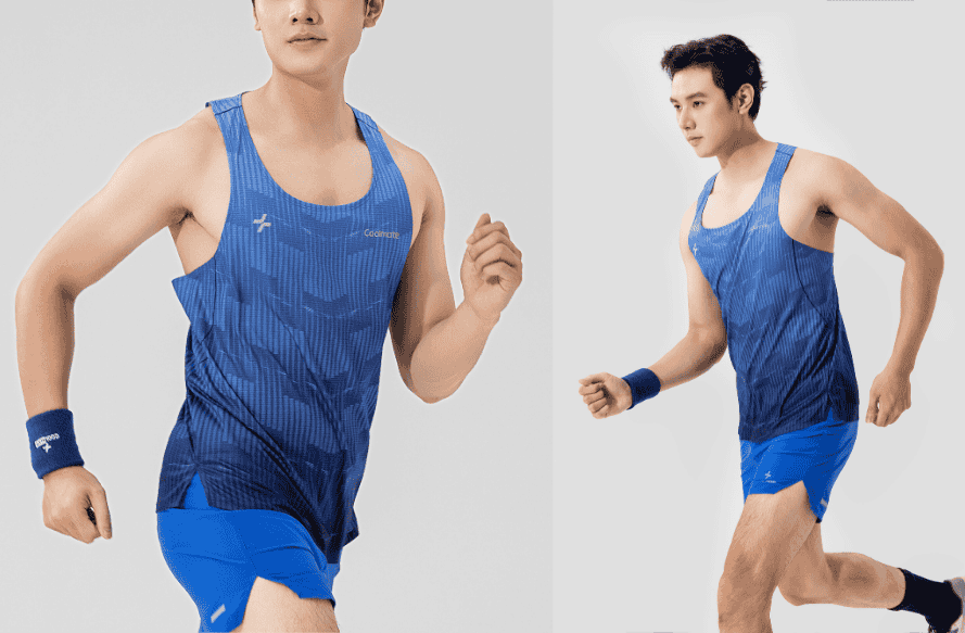 Tanktop chạy bộ nam Graphic Energy