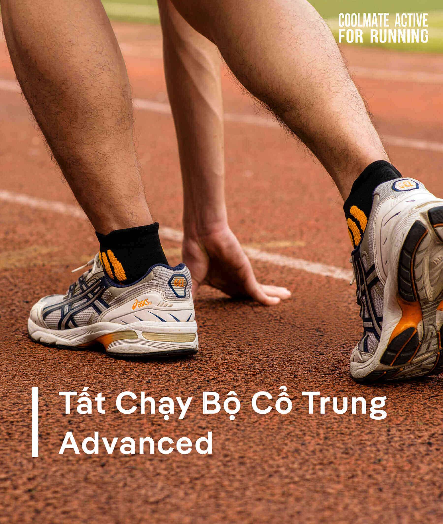 Tất Nam chạy bộ Advanced Coolmate trên đường chạy
