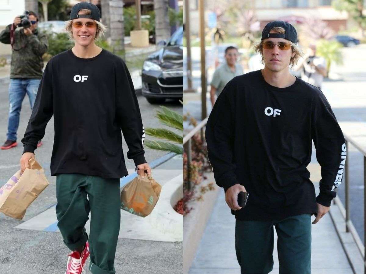  Justin Bieber liên tục xuất hiện với phong cách xuề xòa và có phần hơi luộm thuộm