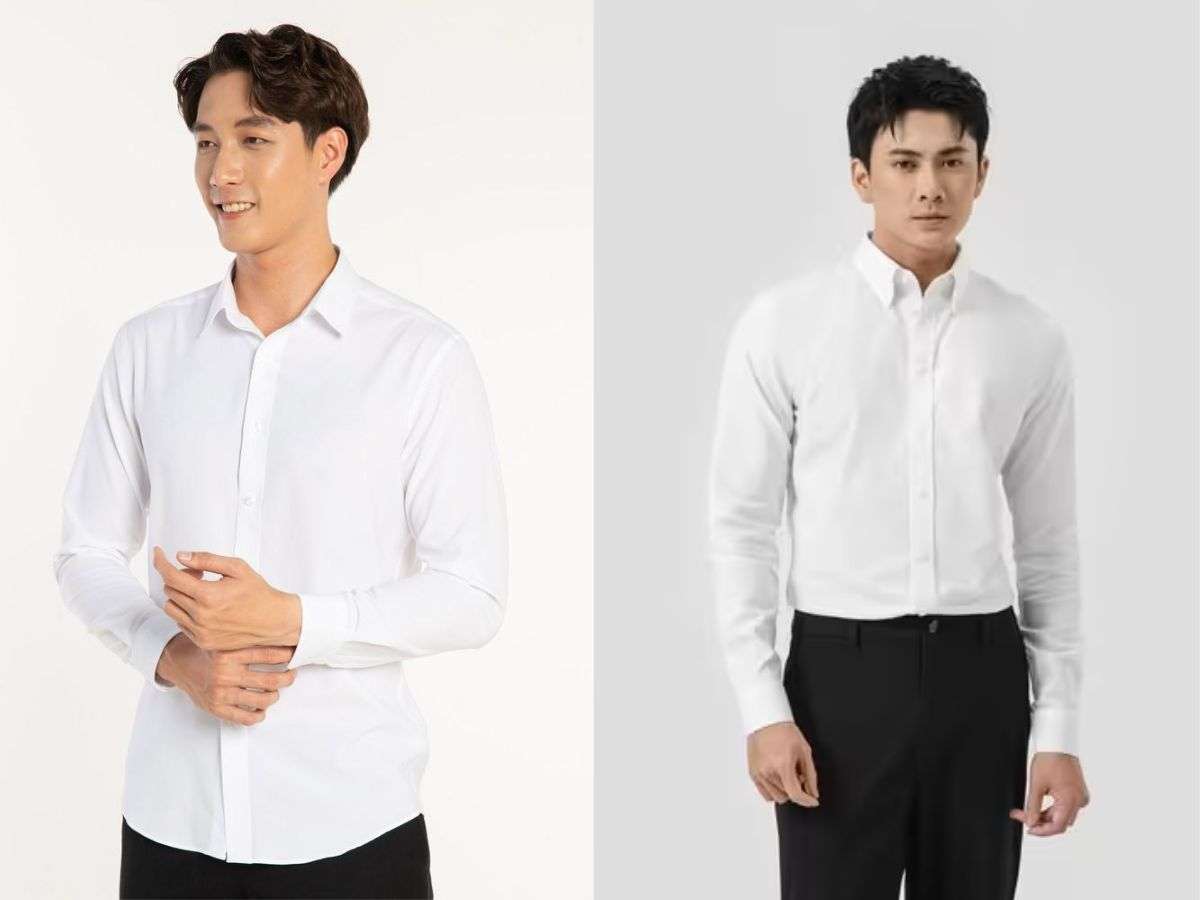 Áo sơ mi chống nhăn Nanotech- Easycare thương hiệu Coolmate