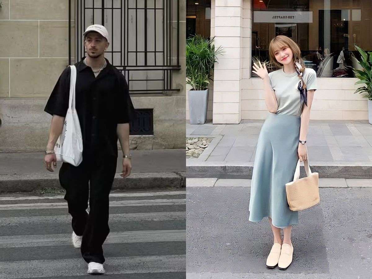 Phối đồ vói túi tote đi làm, đi học