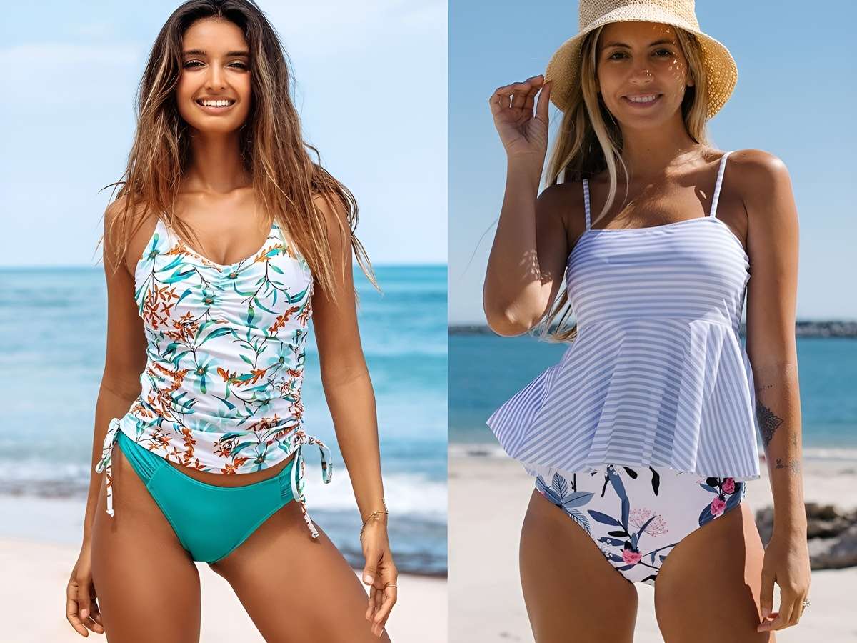 Tankini ghi điểm tuyệt đối nhờ sự cân bằng giữa kín đáo và tiện lợi