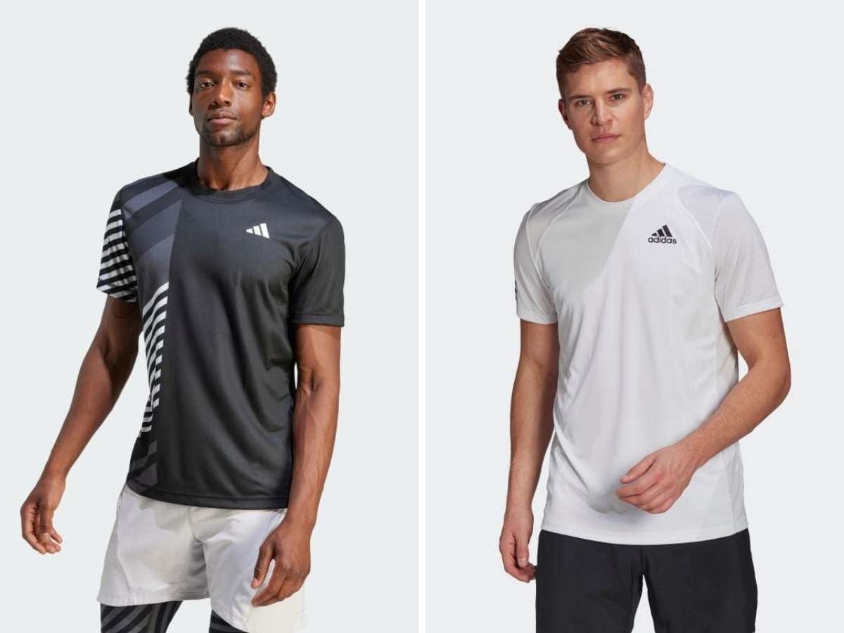 Mẫu áo tennis Adidas với chất liệu vải AEROREADY cao cấp, chất lượng