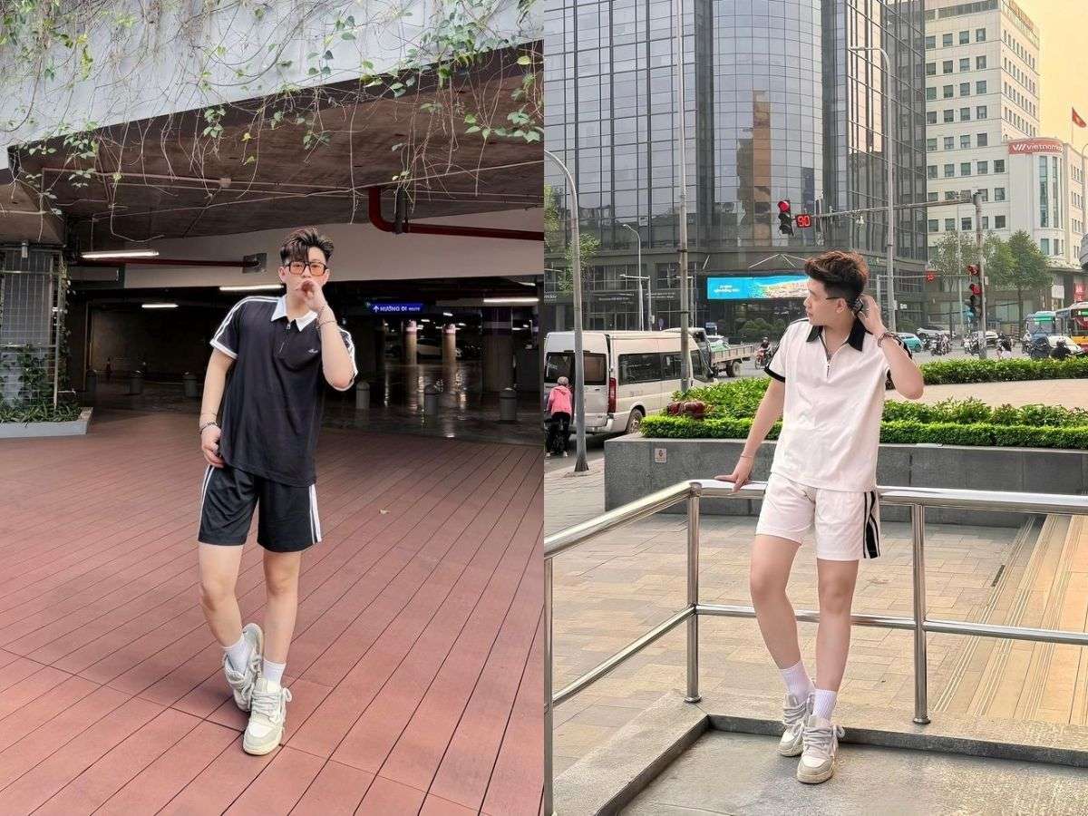 Phối quần tennis khi dạo phố