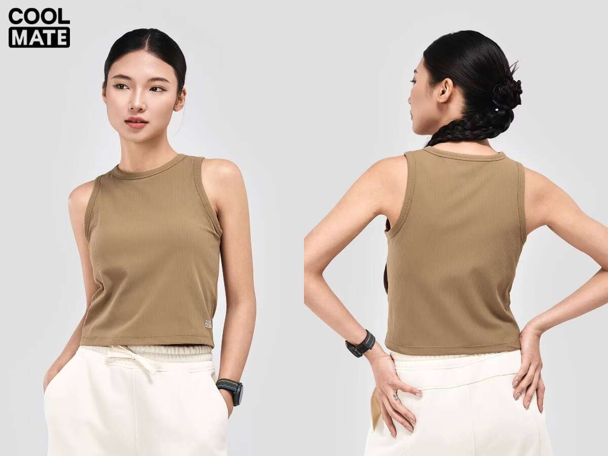 Áo Tank Bra thể thao nữ Aspire Ribbed