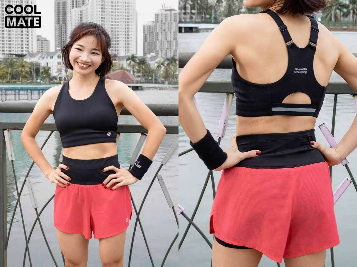 Áo Bra chạy bộ Medium Support