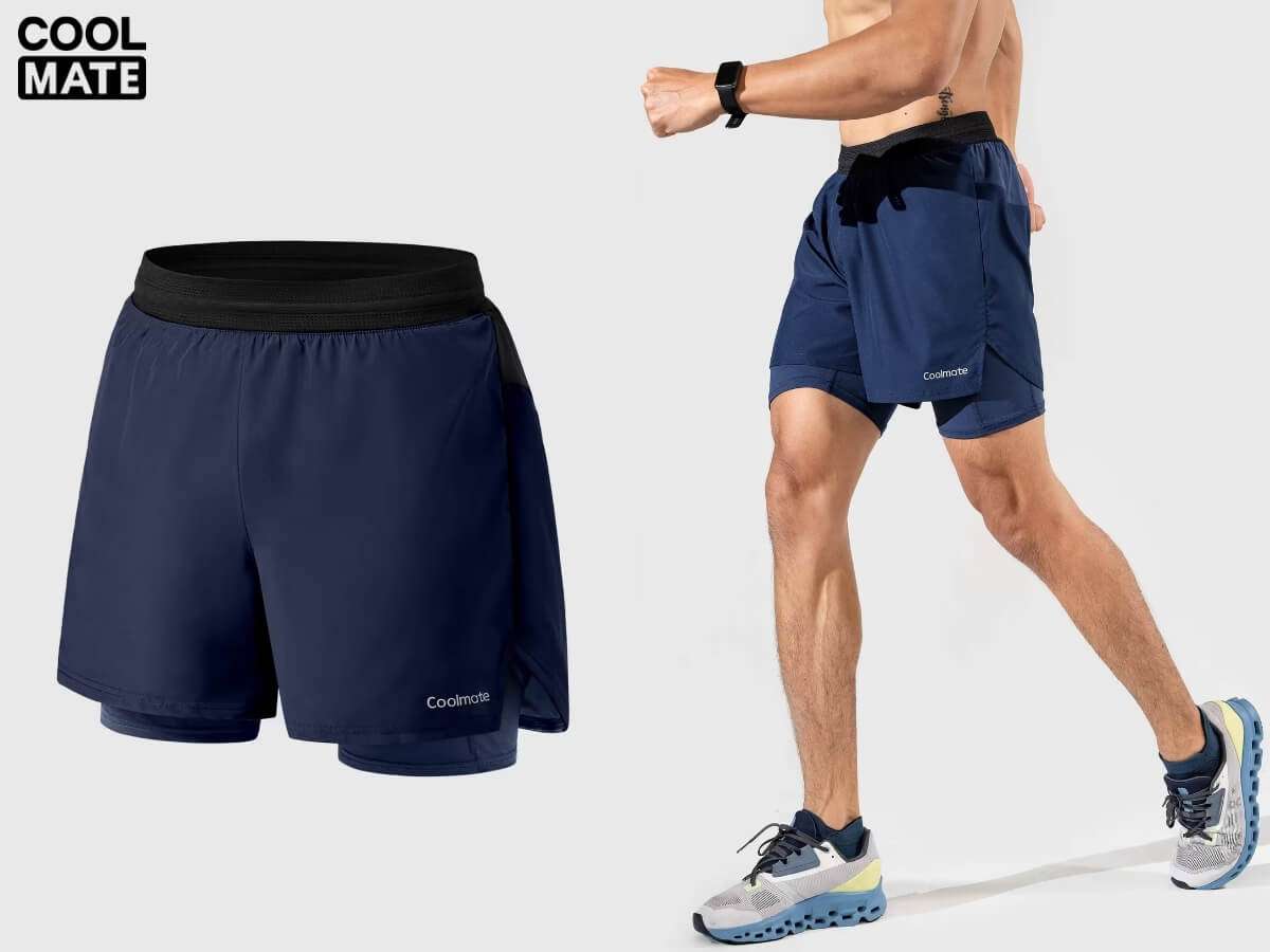 Quần Shorts Chạy Bộ 2 Lớp Fast & Free Run II