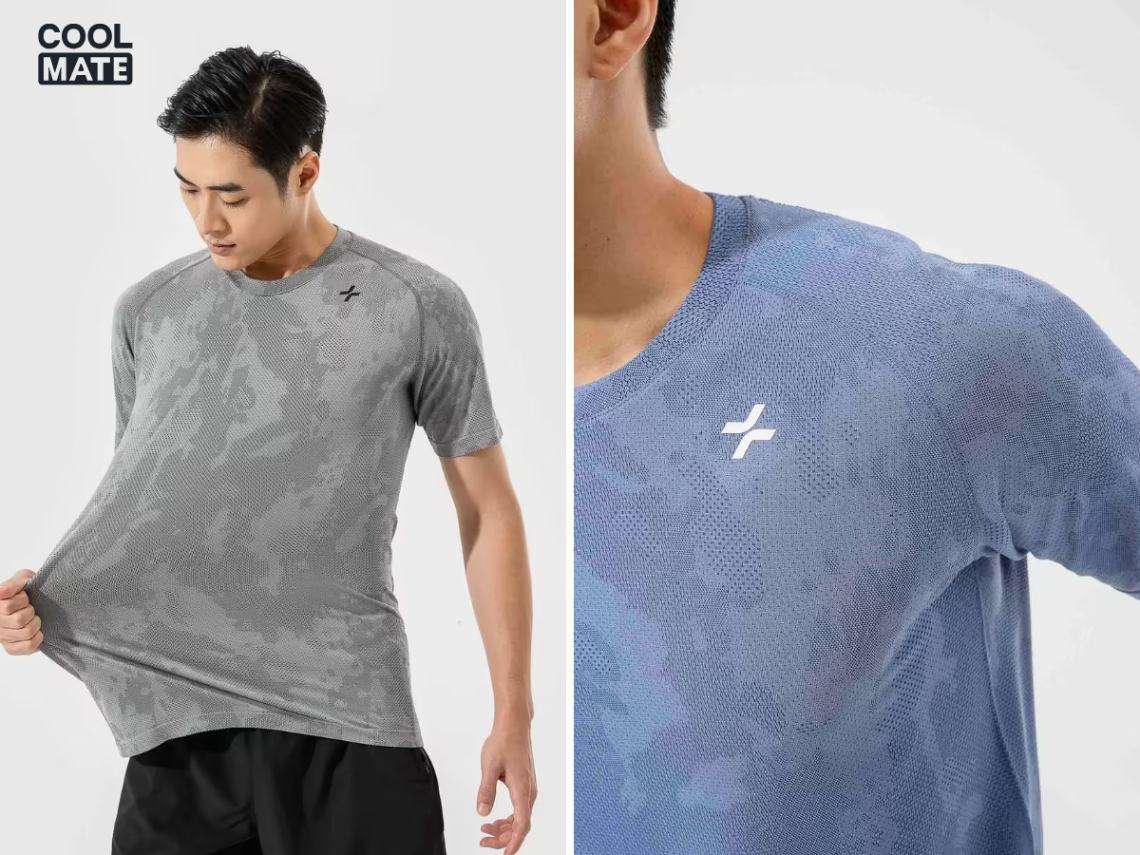 Áo thun thể thao Jacquard Seamless
