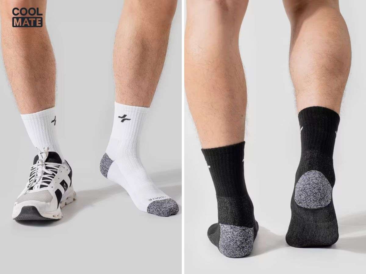 Tất thể thao Seamless cổ dài