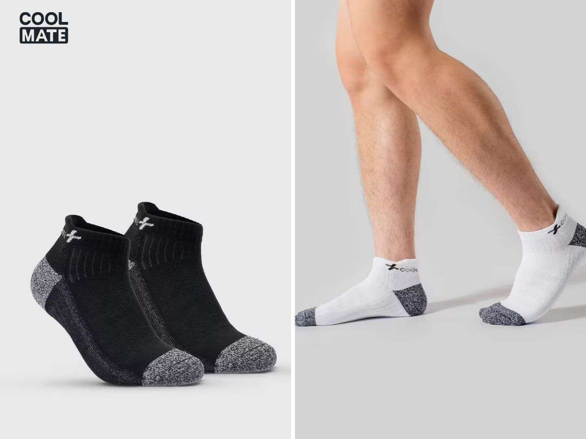 Tất thể thao Seamless cổ ngắn
