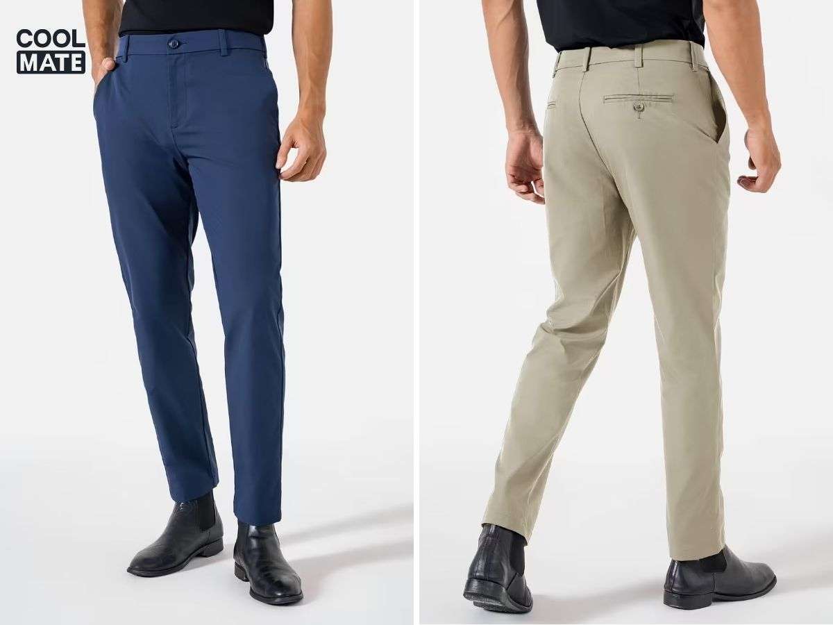 Quần dài nam Kaki Excool