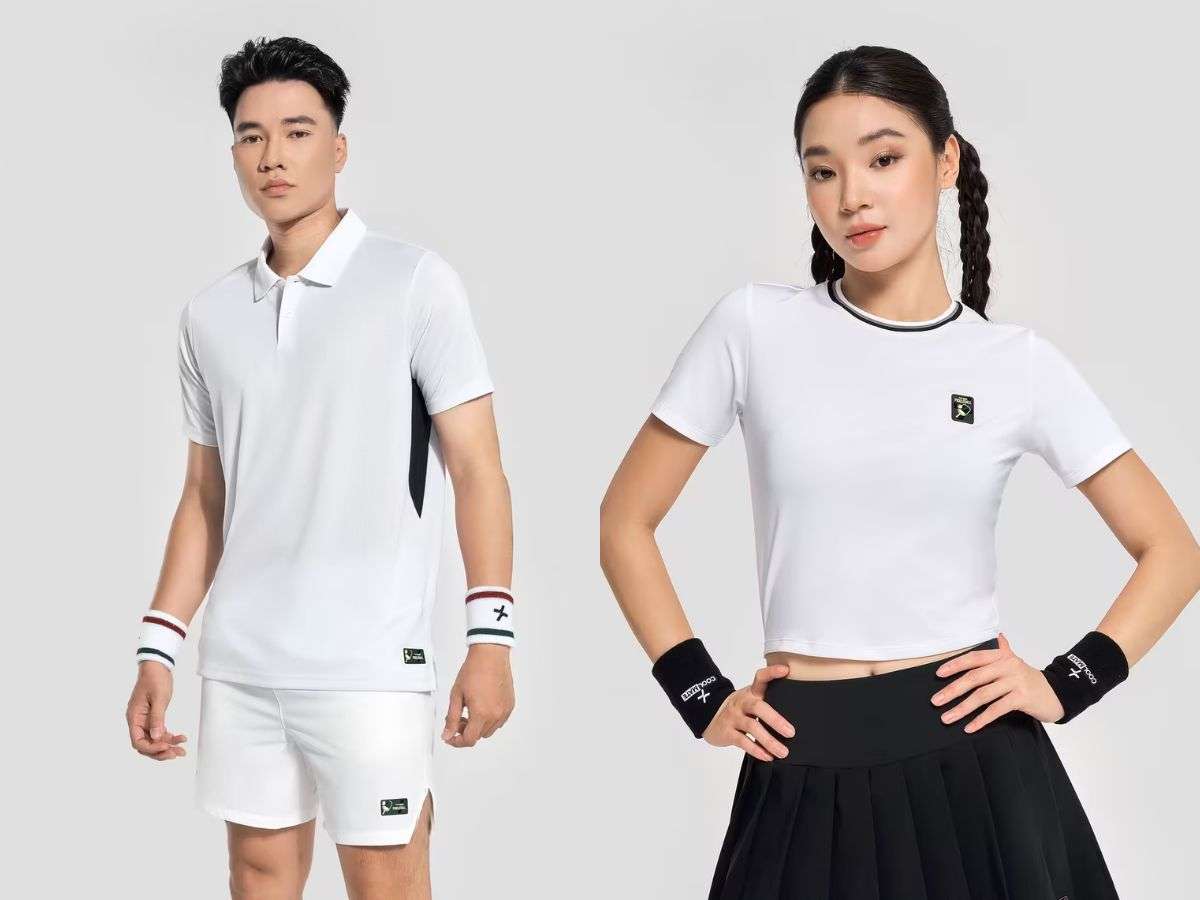 Trang phục Pickleball của Coolmate hoàn toàn phù hợp cho cả các buổi tập luyện và thi đấu tennis