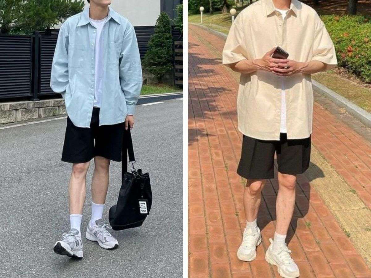 Quần short - Item bất hủ cho ngày mưa