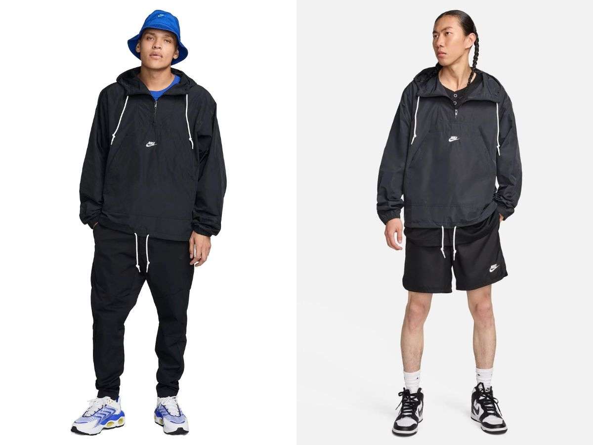 Áo anorak được yêu thích với nhiều kiểu dáng