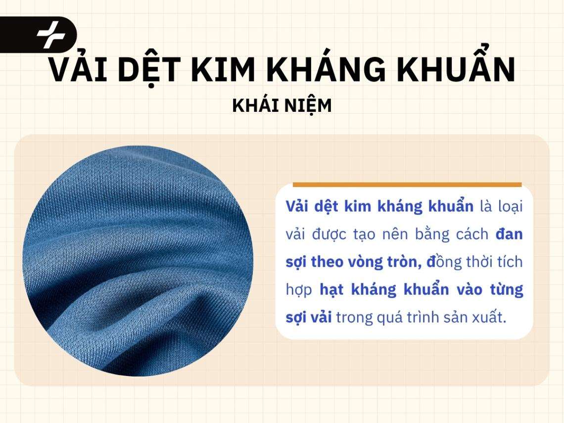 vải dệt kim kháng khuẩn 