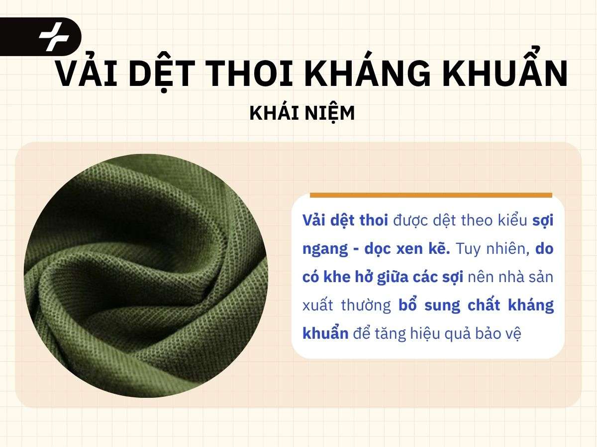 vải dệt thoi kháng khuẩn