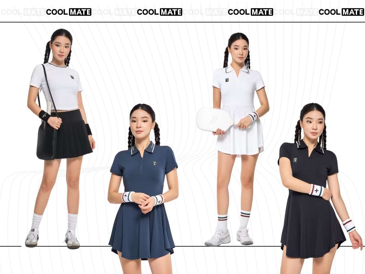Váy pickleball nữ Coolmate thời trang và thoải mái