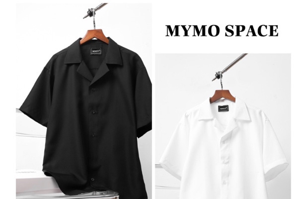 Áo sơ mi basic cổ vest của Mymo Space