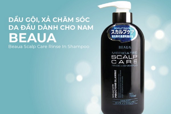 Dầu gội nam cho tóc dầu Beaua Medicated Scalp Care Shampoo
