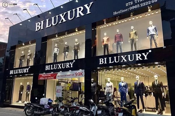 shop áo sơ mi nam cổ trụ đẹp biluxury 