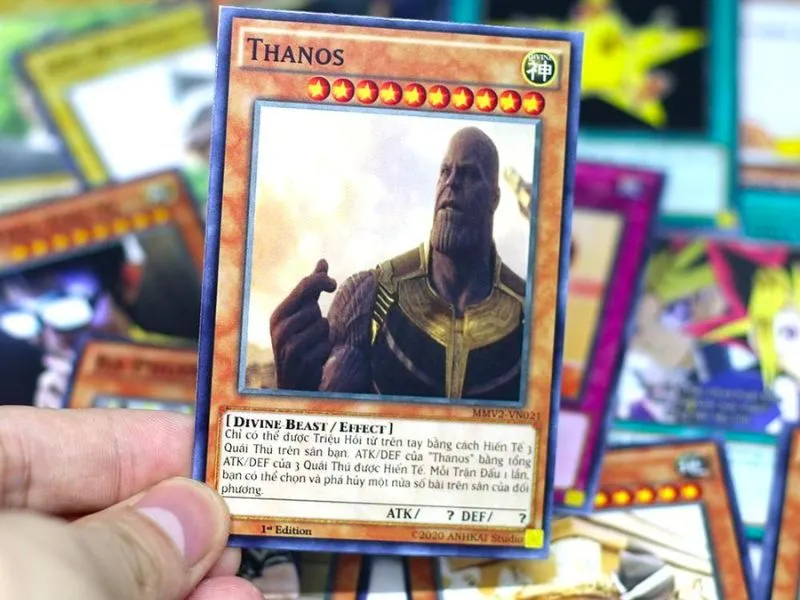 Meme lá bài Yugioh Thanos