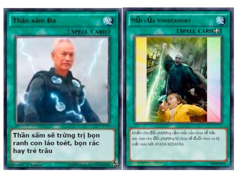 Yugioh meme card Ma Pháp