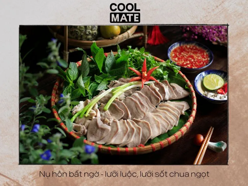  Nụ hôn bất ngờ - lưỡi luộc, lưỡi sốt chua ngọt 