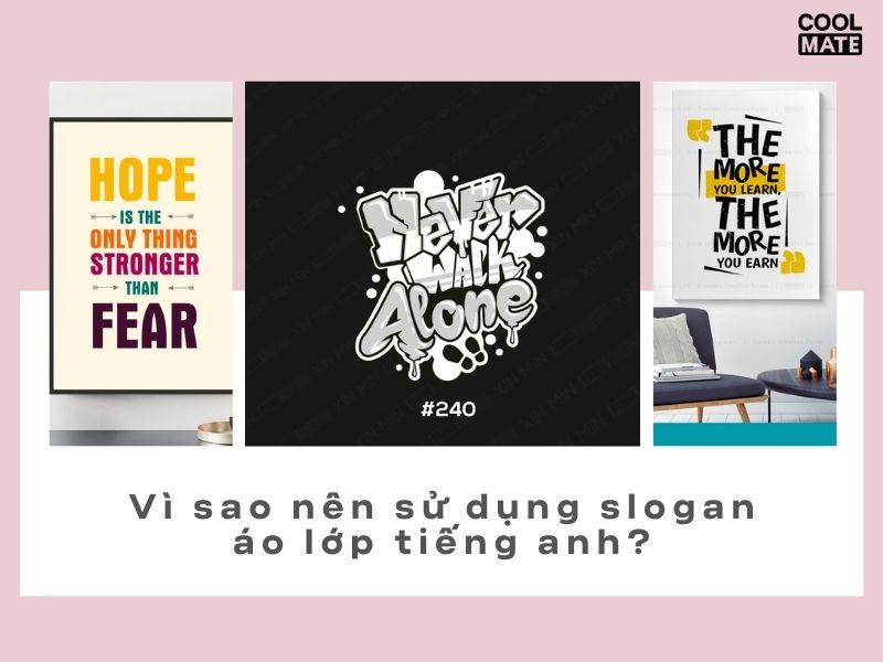 ảnh mô tả các câu slogan áo lớp tiếng anh hay