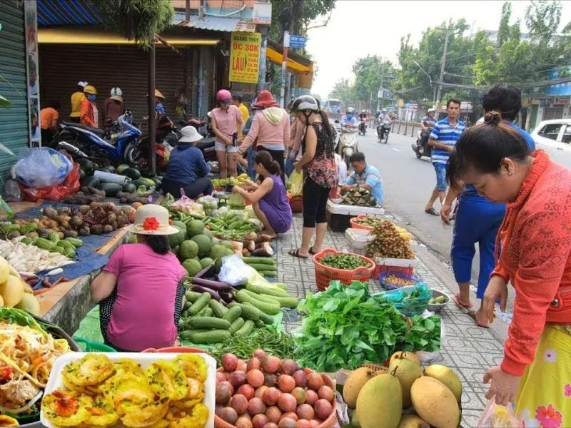 Chợ An Hội - Khu chợ chiều đông đúc, giá cả hợp lý