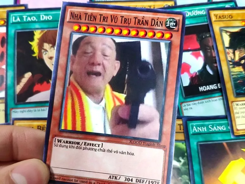 Yugioh meme cards Trần Dần