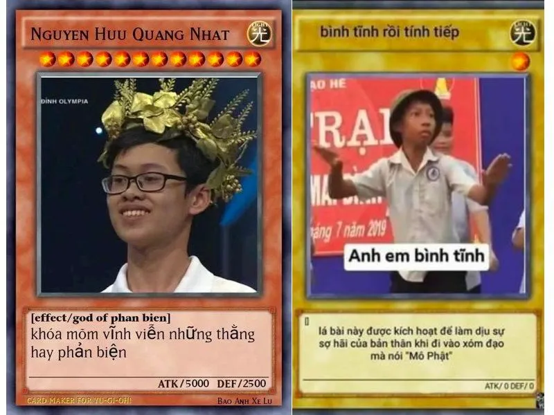 Yugioh meme card được biến tấu chuẩn “Việt Nam”