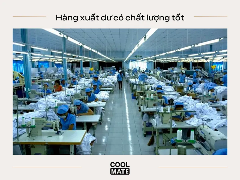 Hàng xuất dư thường sẽ có chất lượng tốt