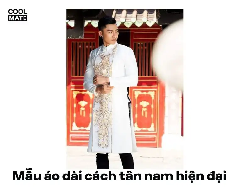 Áo dài cách tân nam hiện đại