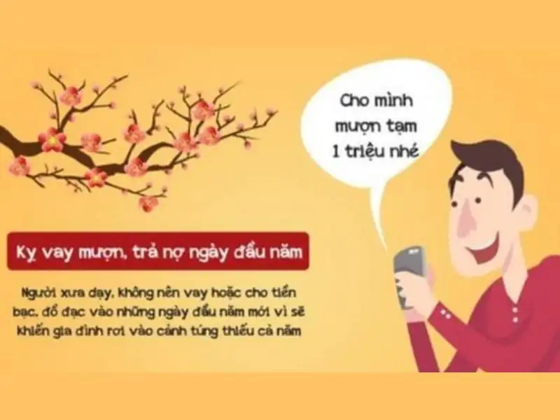 Không vay mượn,trả nợ đầu năm mới