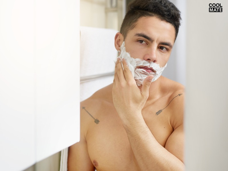 Kem cạo râu giúp bạn theo dõi quá trình cạo râu sạch sẽ