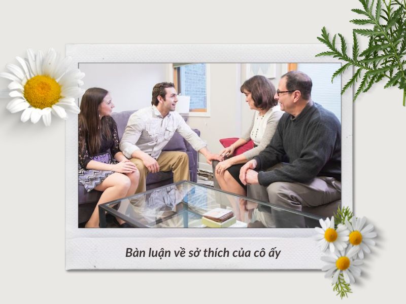 Cách nhắn tin cho mẹ người yêu – Thảo luận về sở thích của bạn gái